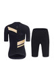 RIVANELLE BY HOLOKOLO Kurzarm Radtrikot und Shorts - GLAMOR - Schwarz/Beige