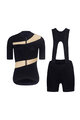 RIVANELLE BY HOLOKOLO Kurzarm Radtrikot und Shorts - GLAMOR - Schwarz/Beige