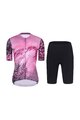 RIVANELLE BY HOLOKOLO Kurzarm Radtrikot und Shorts - MISSVELOAIRE - Schwarz/Weiß