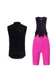 RIVANELLE BY HOLOKOLO Kurzarm Radtrikot und Shorts - PURE - Rosa/Schwarz
