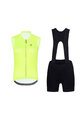 RIVANELLE BY HOLOKOLO Kurzarm Radtrikot und Shorts - PURE  - Gelb/Schwarz