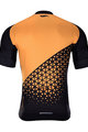 HOLOKOLO Kurzarm Radtrikot und Shorts - DUSK - Schwarz/Orange