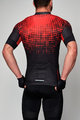 HOLOKOLO Kurzarm Radtrikot und Shorts - FROSTED - Schwarz/Rot