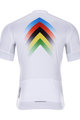 HOLOKOLO Kurzarm Radtrikot und Shorts - HYPER - Regenbogen/Schwarz/Weiß