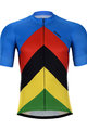 HOLOKOLO Kurzarm Fahrradtrikot - ULTRA - Regenbogen/Blau