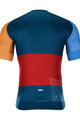 HOLOKOLO Kurzarm Fahrradtrikot - ENGRAVE - Rot/Orange/Blau