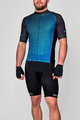 HOLOKOLO Kurzarm Radtrikot und Shorts - DAYBREAK - Blau/Schwarz