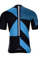 HOLOKOLO Kurzarm Radtrikot und Shorts - TRACE - Blau/Schwarz