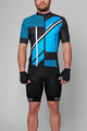 HOLOKOLO Kurzarm Radtrikot und Shorts - TRACE - Blau/Schwarz