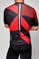 HOLOKOLO Kurzarm Radtrikot und Shorts - TRACE - Schwarz/Rot