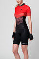 HOLOKOLO Kurzarm Radtrikot und Shorts - NEW NEUTRAL LADY - Rot/Schwarz