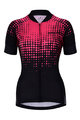 HOLOKOLO Kurzarm Radtrikot und Shorts - FROSTED LADY - Schwarz/Rosa