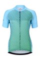 HOLOKOLO Kurzarm Fahrradtrikot - DAYBREAK LADY - Blau/Grün