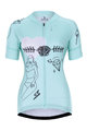 HOLOKOLO Kurzarm Fahrradtrikot - RAZZLE DAZZLE LADY - Blau