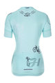 HOLOKOLO Kurzarm Radtrikot und Shorts - RAZZLE DAZZLE LADY - mehrfarbig/Hellblau