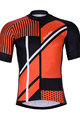 HOLOKOLO Kurzarm Radtrikot und Shorts - TRACE - Orange/Schwarz