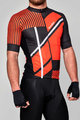 HOLOKOLO Kurzarm Radtrikot und Shorts - TRACE - Orange/Schwarz