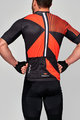 HOLOKOLO Kurzarm Radtrikot und Shorts - TRACE - Orange/Schwarz