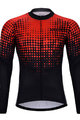 HOLOKOLO Langarm Radtrikot und Hose - FROSTED SUMMER - Rot/Schwarz