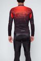 HOLOKOLO Langarm Radtrikot und Hose - FROSTED SUMMER - Rot/Schwarz