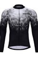 HOLOKOLO Langarm Fahrradtrikot für den Sommer - FROSTED SUMMER - Weiß/Schwarz