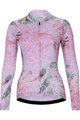 HOLOKOLO Langarm Radtrikot und Hose - BLOSSOM LADY SMR - Schwarz/Rosa