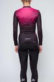 HOLOKOLO Langarm Radtrikot und Hose - FROSTED LADY SMR - Schwarz/Rosa