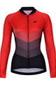 HOLOKOLO Langarm Fahrradtrikot für den Sommer - NEW NEUTRAL LADY SMR - Rot/Schwarz