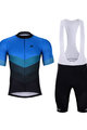 HOLOKOLO Kurzarm Radtrikot und Shorts - NEW NEUTRAL - Blau/Schwarz