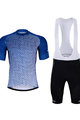 HOLOKOLO Kurzarm Radtrikot und Shorts - DAYBREAK - Weiß/Blau/Schwarz