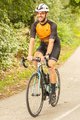 HOLOKOLO Kurzarm Radtrikot und Shorts - DUSK - Schwarz/Orange