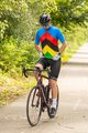 HOLOKOLO Kurzarm Radtrikot und Shorts - ULTRA - Blau/Regenbogen/Schwarz