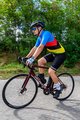 HOLOKOLO Kurzarm Radtrikot und Shorts - ULTRA - Blau/Regenbogen/Schwarz