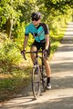 HOLOKOLO Kurzarm Radtrikot und Shorts - TRACE - Hellblau/Schwarz