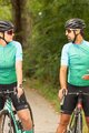 HOLOKOLO Kurzarm Radtrikot und Shorts - DAYBREAK LADY - Schwarz/Hellblau/Grün