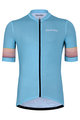 HOLOKOLO Kurzarm Radtrikot und Shorts - RAINBOW - Hellblau/Schwarz