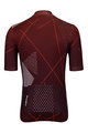 HOLOKOLO Kurzarm Radtrikot und Shorts - SPARKLE - bordeaux/Schwarz