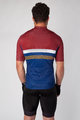 HOLOKOLO Kurzarm Radtrikot und Shorts - SPORTY - Blau/Schwarz/bordeaux