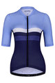 HOLOKOLO Kurzarm Fahrradtrikot - SPORTY LADY - Blau/Hellblau