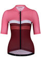 HOLOKOLO Kurzarm Fahrradtrikot - SPORTY LADY - Rosa/bordeaux