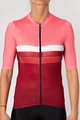 HOLOKOLO Kurzarm Fahrradtrikot - SPORTY LADY - Rosa/bordeaux