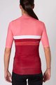 HOLOKOLO Kurzarm Fahrradtrikot - SPORTY LADY - Rosa/bordeaux