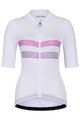 HOLOKOLO Kurzarm Fahrradtrikot - SPORTY LADY - Weiß/Rosa