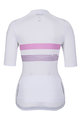 HOLOKOLO Kurzarm Fahrradtrikot - SPORTY LADY - Weiß/Rosa