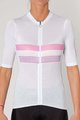HOLOKOLO Kurzarm Fahrradtrikot - SPORTY LADY - Weiß/Rosa