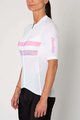 HOLOKOLO Kurzarm Fahrradtrikot - SPORTY LADY - Weiß/Rosa