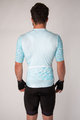 HOLOKOLO Kurzarm Radtrikot und Shorts - DELICATE ELITE - Hellblau/Schwarz