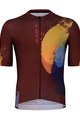 HOLOKOLO Kurzarm Radtrikot und Shorts - SURPRISED ELITE - bordeaux/Schwarz