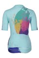 HOLOKOLO Kurzarm Fahrradtrikot - SURPRISED ELITE LADY - Lila/Gelb/Rosa/Grün/Hellblau