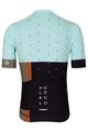 HOLOKOLO Kurzarm Radtrikot und Shorts - GRATEFUL ELITE - Schwarz/Hellblau